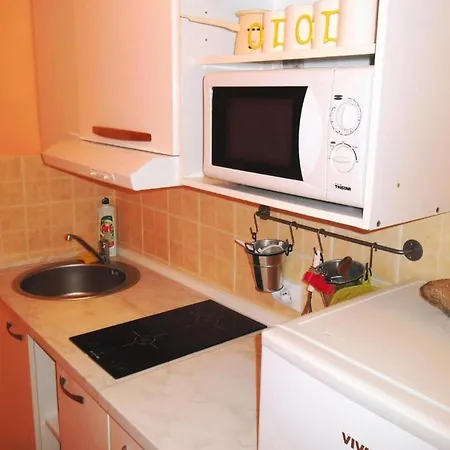 Sea View With Terrace Kitchen Διαμέρισμα Οπατία